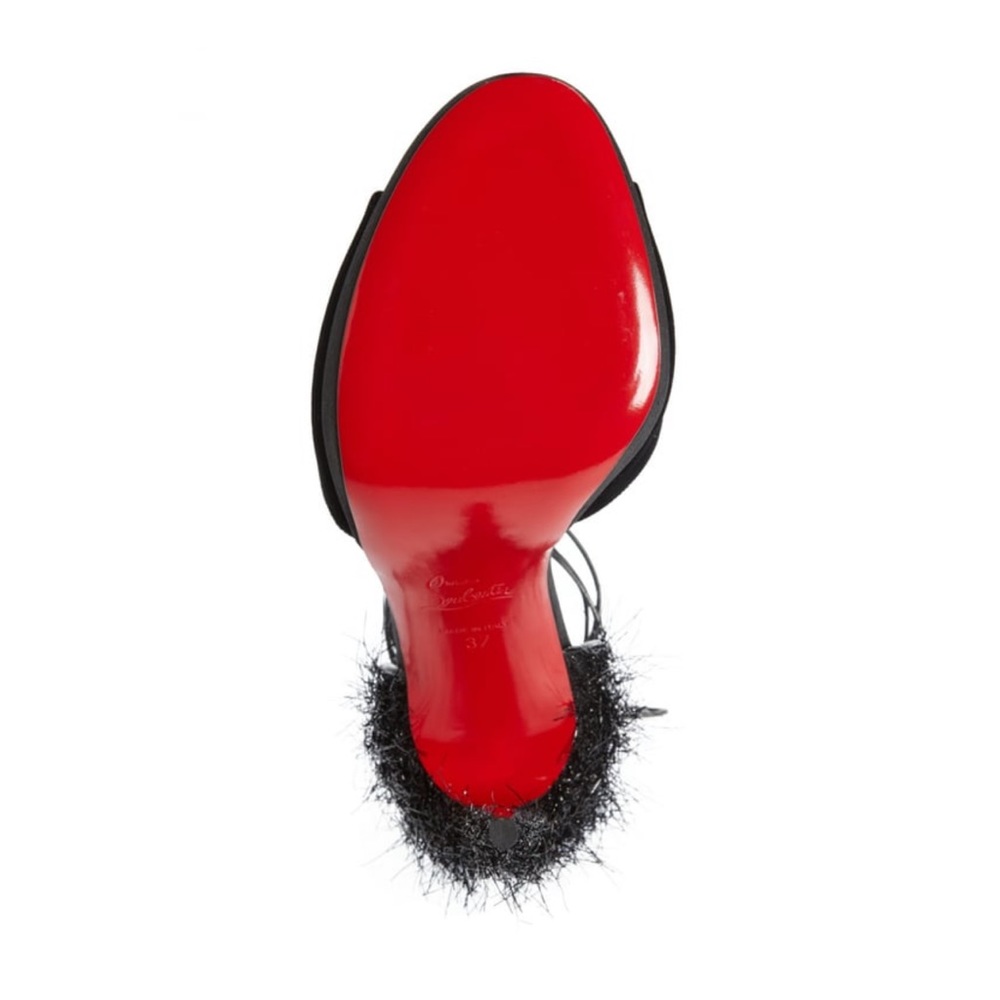 Christian Louboutin BLACK Leather heels - Picture 4 of 4